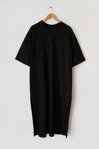 SUKIENKA OVERSIZE Z KIESZONKĄ